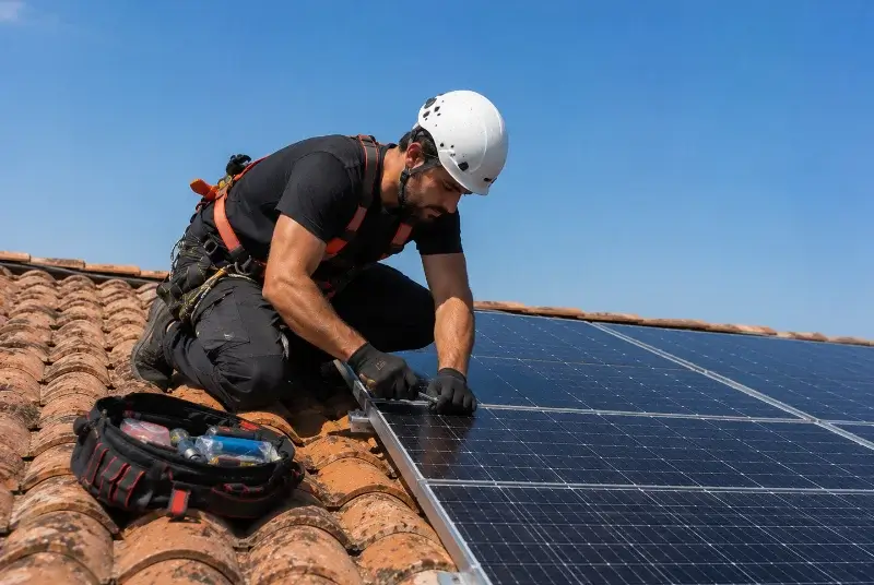 Maintenance et monitoring de panneaux solaires à Fontenay-le-Comte