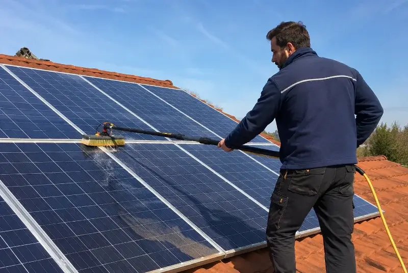 Nettoyage et entretien de panneaux solaires à Fontenay-le-Comte